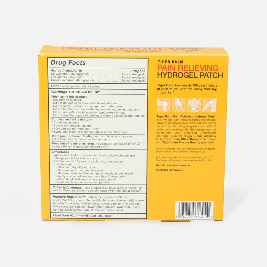 Tiger Balm Patch, Large, 4 ct., , large image number 2