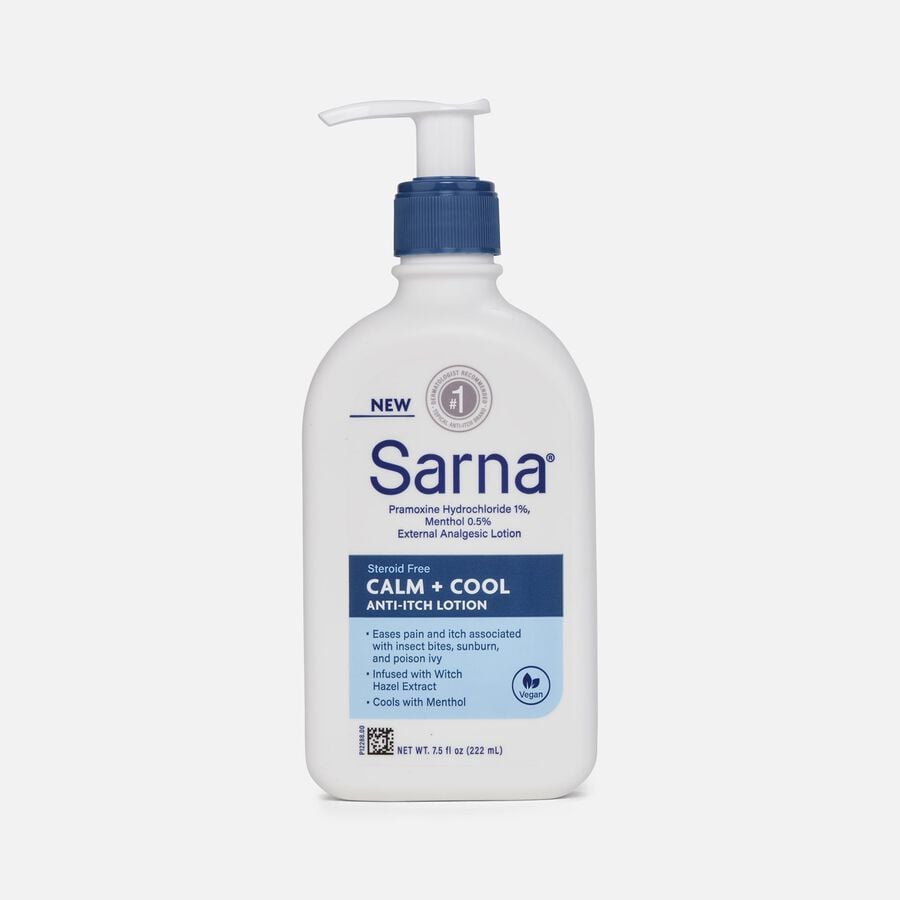 Sarna Calm and Cool Anti-Itch Lotion, 7.5 oz Bottle, , large image number 0