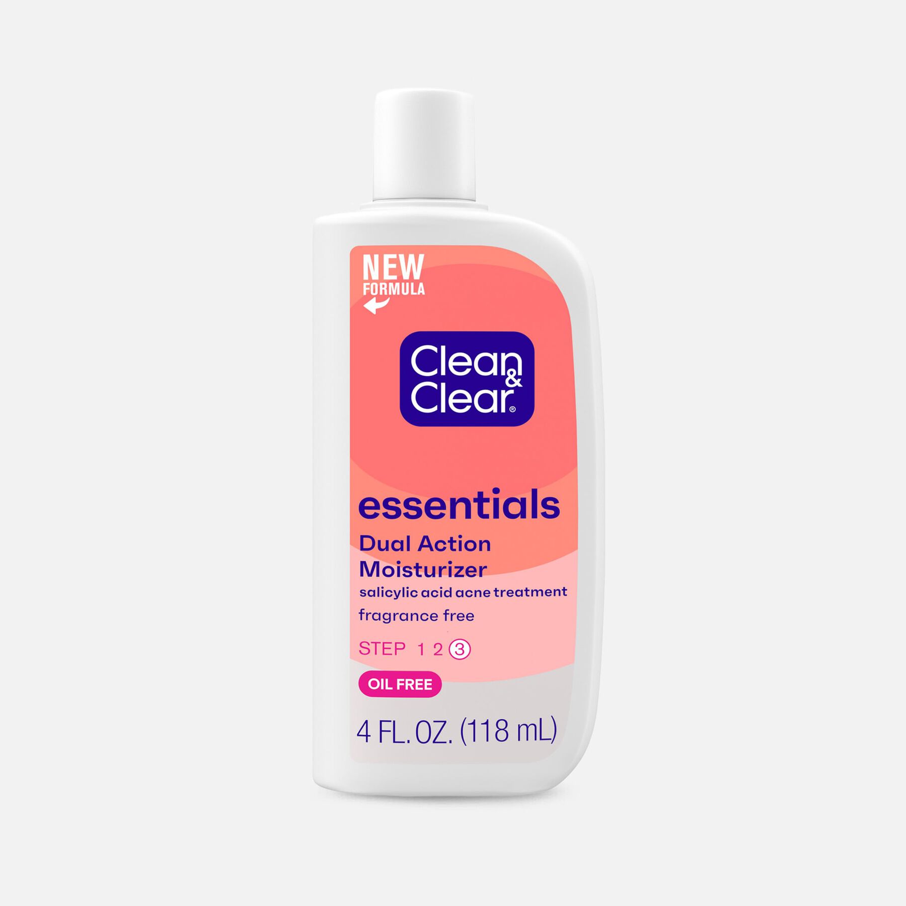 HSA Eligible Clean & Clear Essentials Dual Action Facial Moisturizer, 4