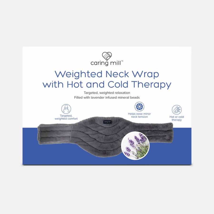 Caring Mill&trade; Weighted Neck Wrap with Hot and Cold Therapy, Lavender Infused, , large image number 0
