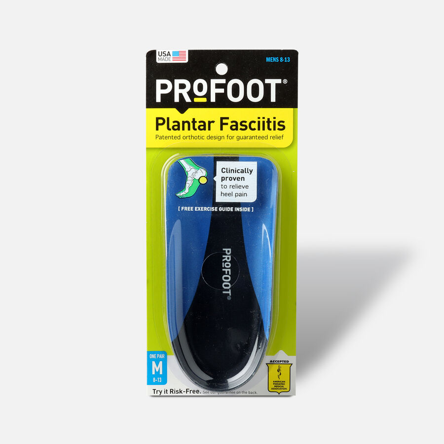 ProFoot Plantar Fasciitis Insoles for Men, , large image number 0