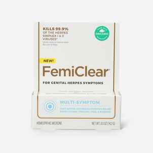 FemiClear Genital Herpes Ointment, Multi-Symptom, .5 oz.