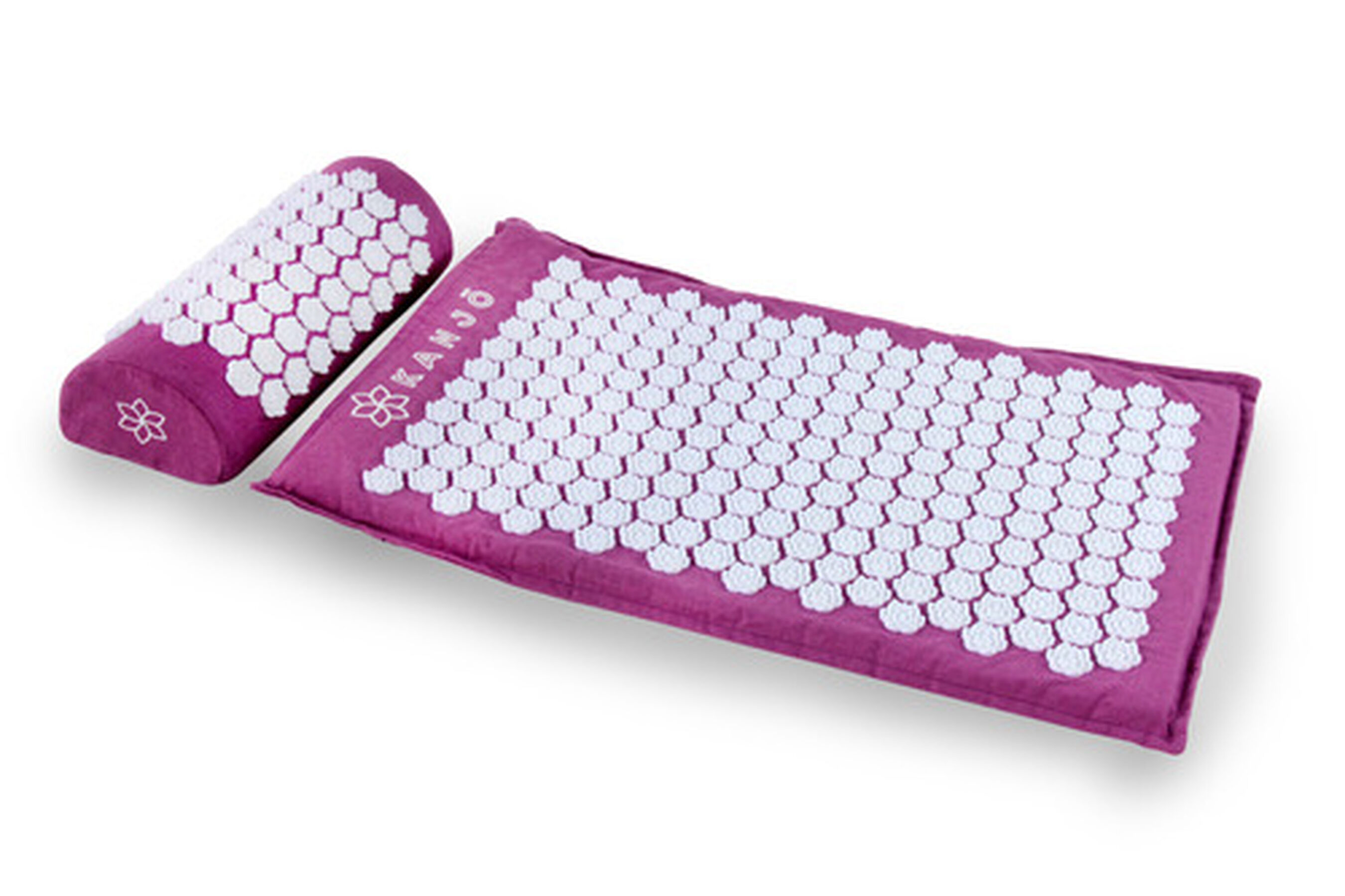 Kanjo Memory Acupressure Mat Set with Pillow, Amethyst
