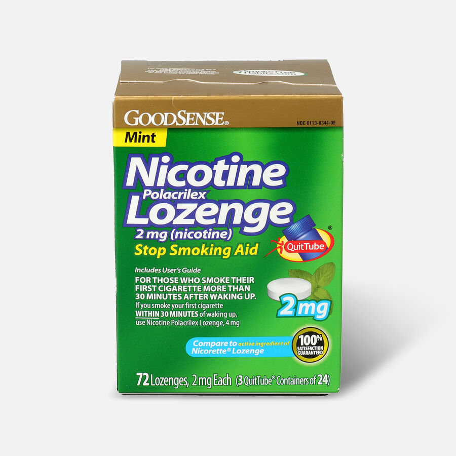 GoodSense® Nicotine Polacrilex Lozenge 2 mg (nicotine), 72 ct., , large image number 0