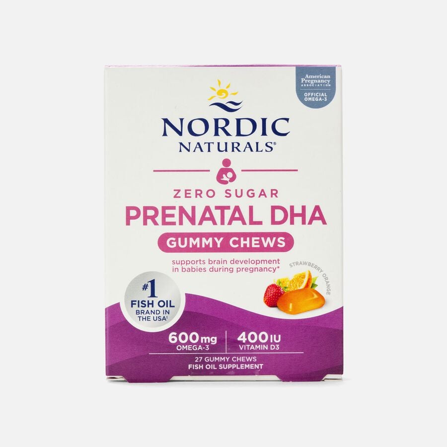 Nordic Naturals Zero Sugar Prenatal DHA Gummy Chews, 27 ct., , large image number 0