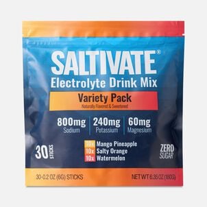 Saltivate&reg; Electrolyte Drink Mix, Zero Sugar, Variety Pack, 30 Stick Packs