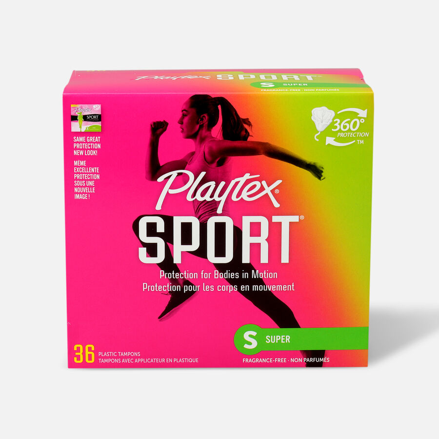 Playtex Sport Super Tampons, Unscented, , large image number 0
