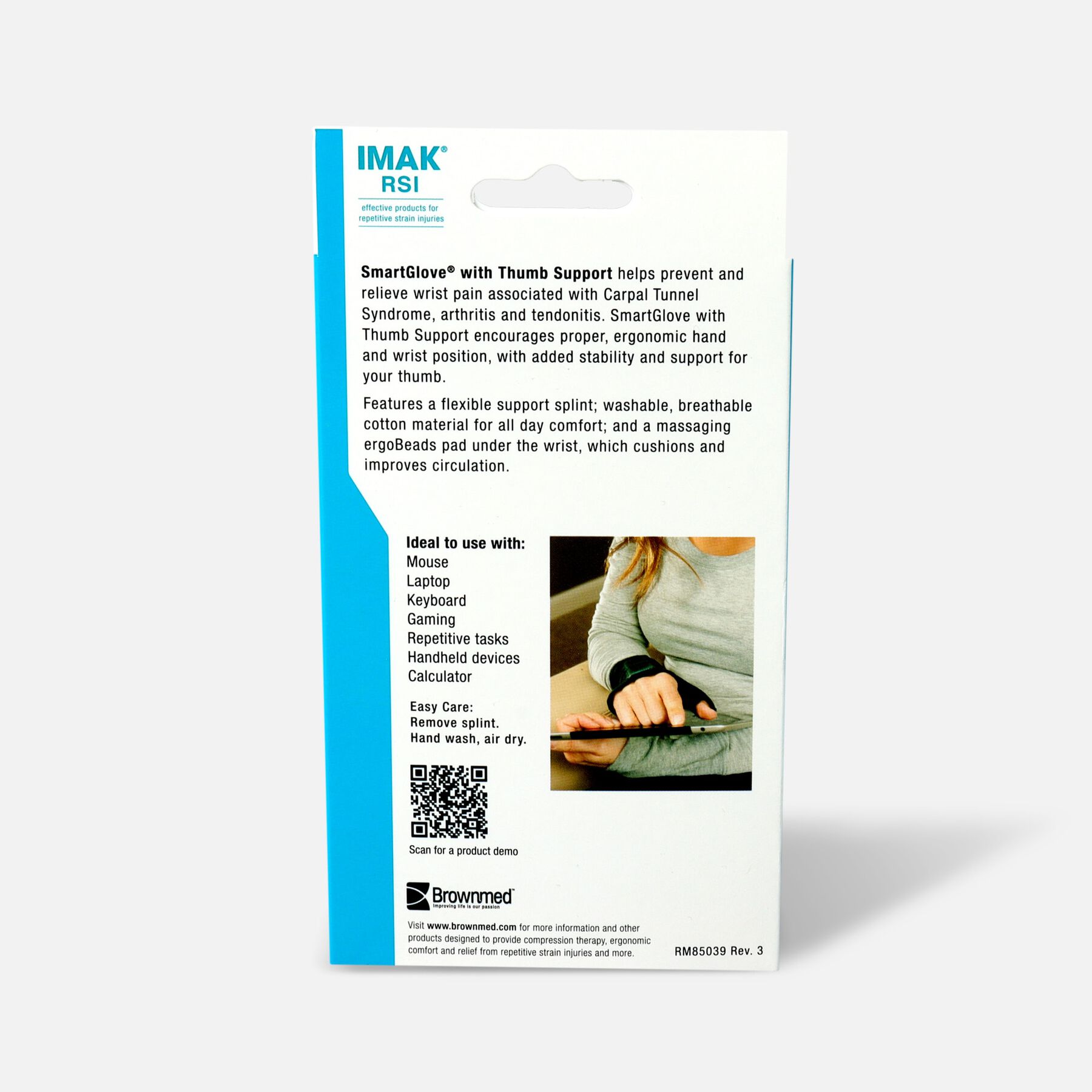 HSA Eligible IMAK SmartGlove with Thumb Support, Medium HSA Eligible