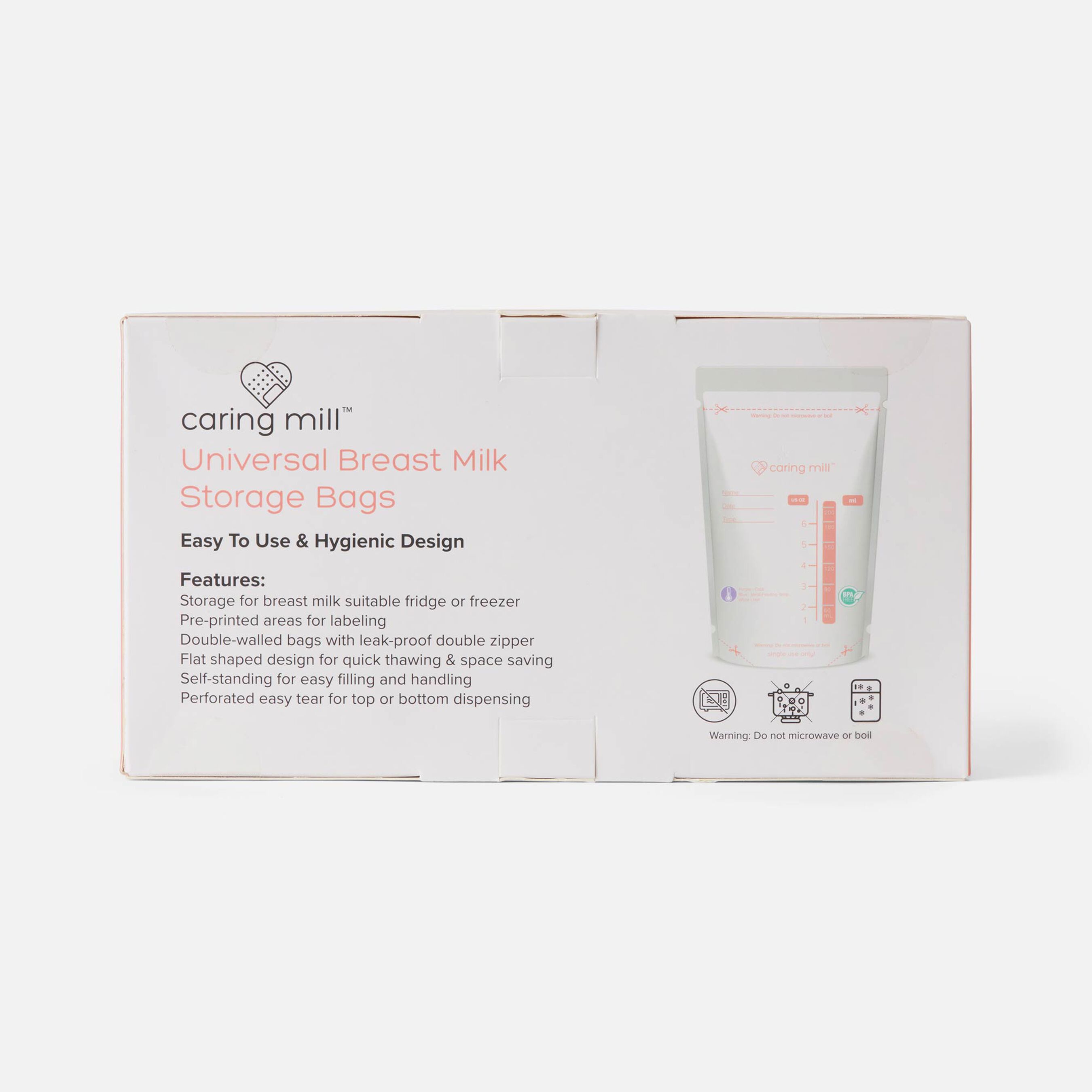 HSA Eligible Caring Mill™ Breast Milk Universal Storage Bags 100 ct
