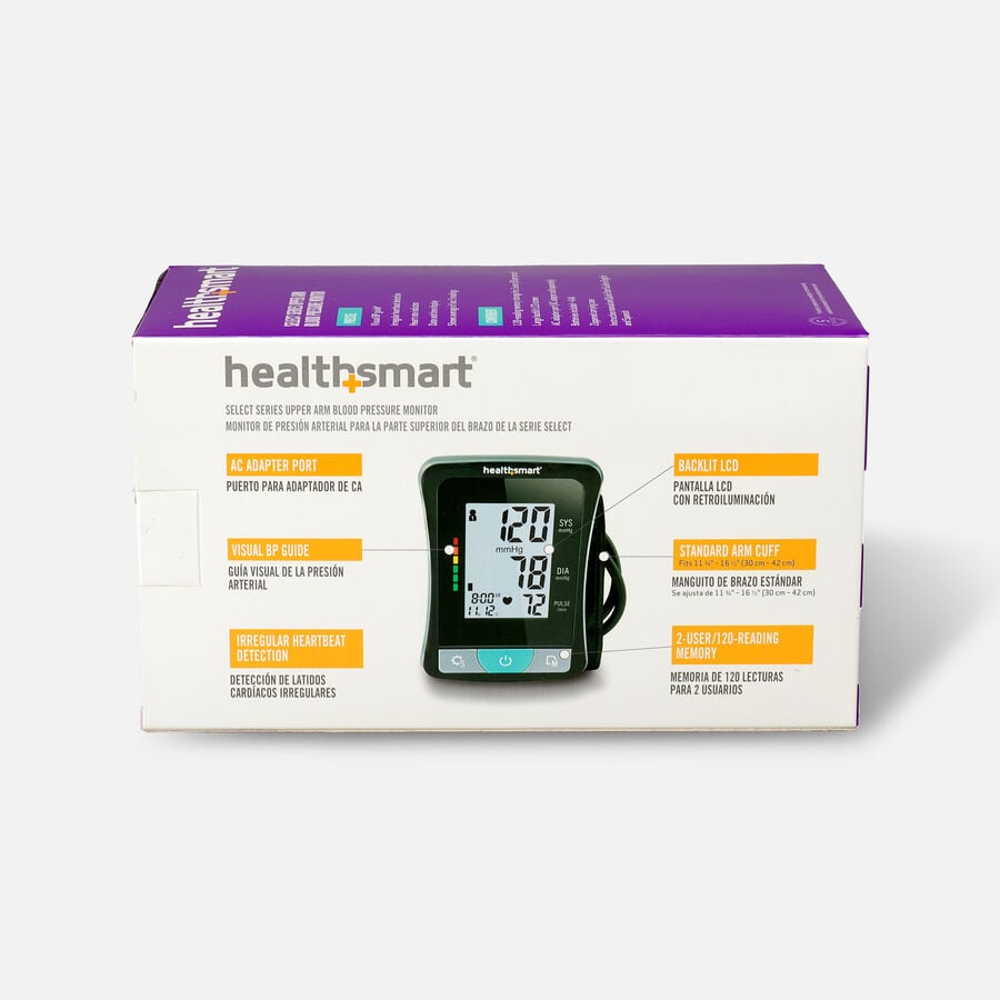 HealthSmart Upper Arm Blood Pressure Monitor with LCD Display, , large image number 1