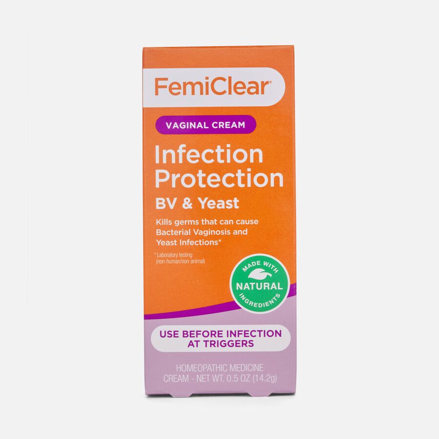 FemiClear Vaginal Cream - Infection Protection BV & Yeast, .5 oz., , large image number 0