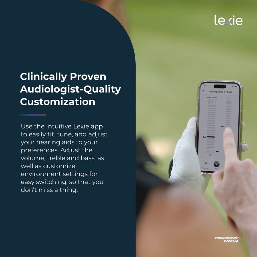 Lexie B2 Plus Self-Fitting OTC Hearing Aids Powered by Bose, , large image number 3