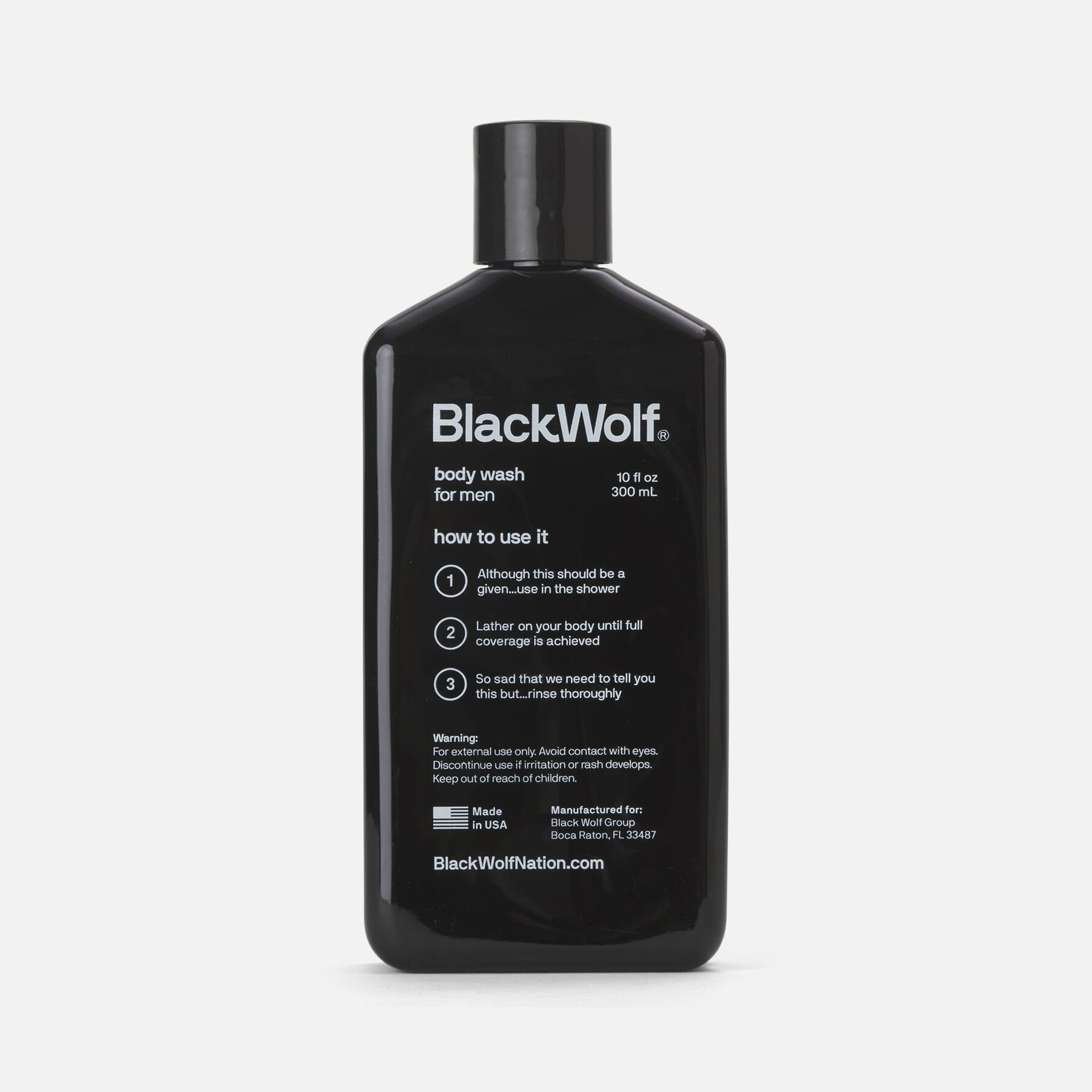HSA Eligible Black Wolf Acne Charcoal Body Wash, 10 oz. HSA Eligible