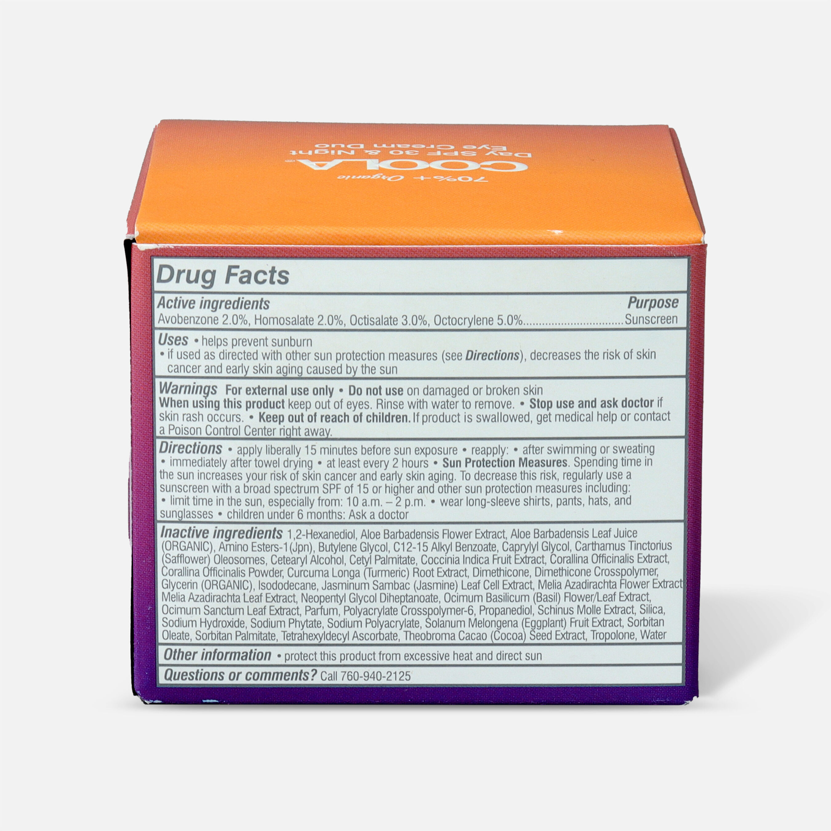 HSA Eligible COOLA Full Spectrum 360° Day SPF 30 & Night Organic Eye Cream Duo, .8 fl oz. HSA