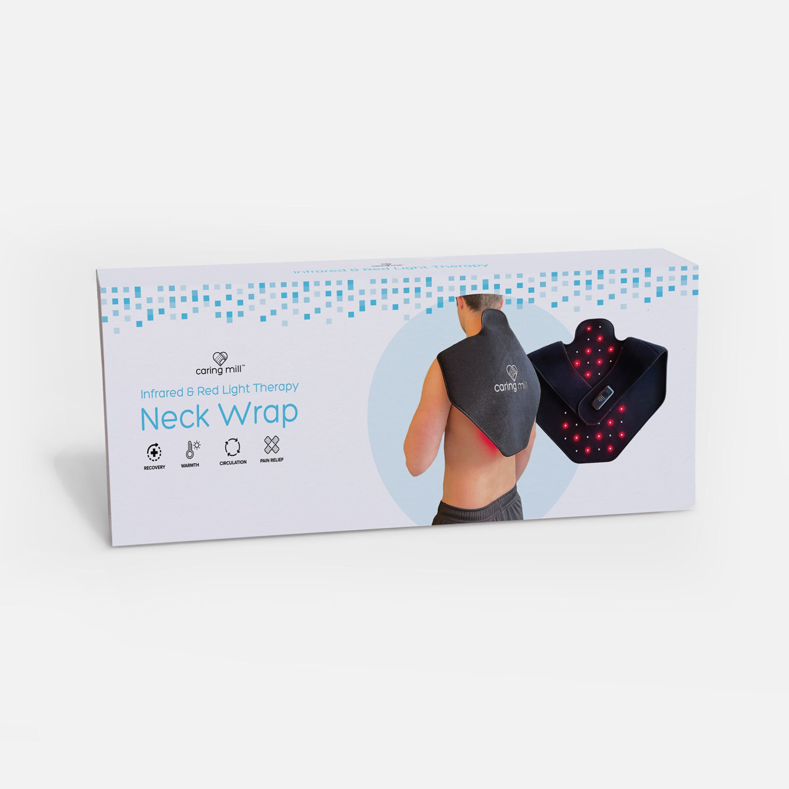 HSA Eligible Infrared & Redlight Therapy Neck & Back Wrap Caring
