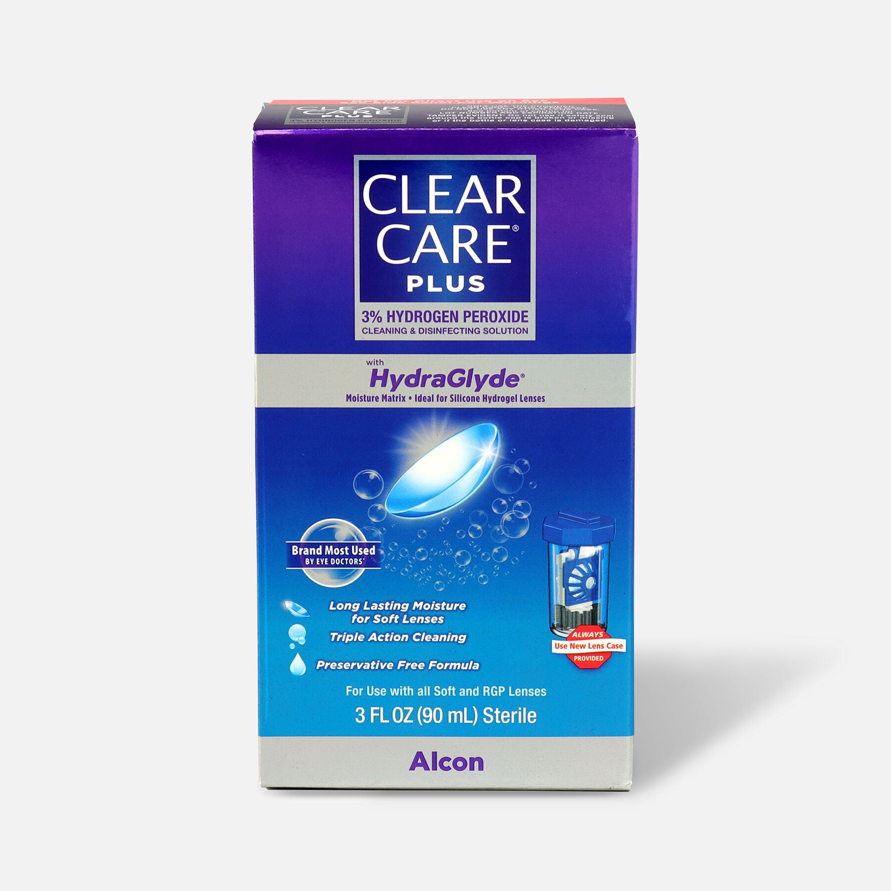 Clear Care Plus Cleaning and Disinfecting Solution 3 fl oz