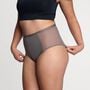 Thinx Comfort Stretch Hi-Waist All Day Period Underwear, Slate, , large image number 1