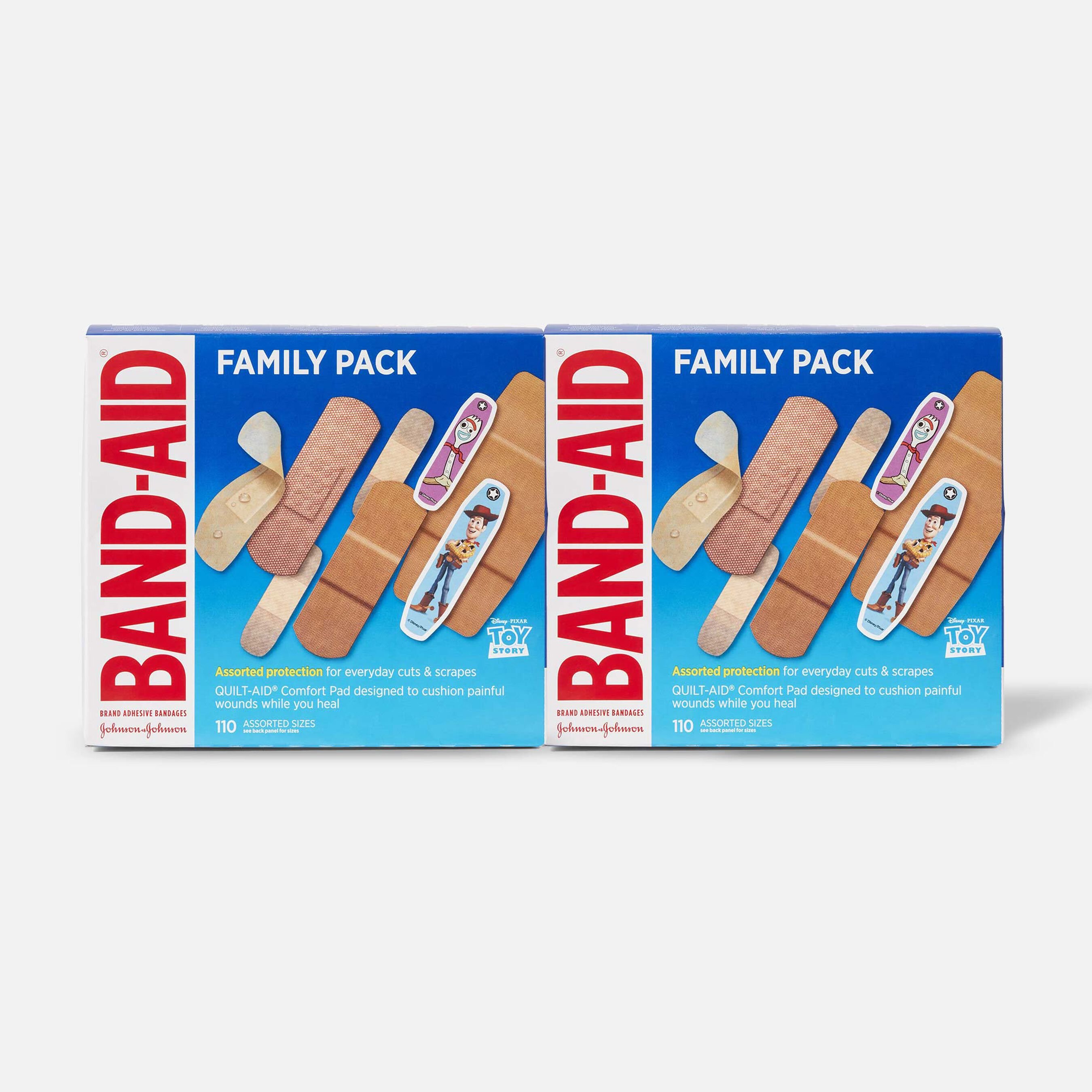 HSA Eligible BandAid Family Pack Adhesive Bandages, 110 ct. (2Pack