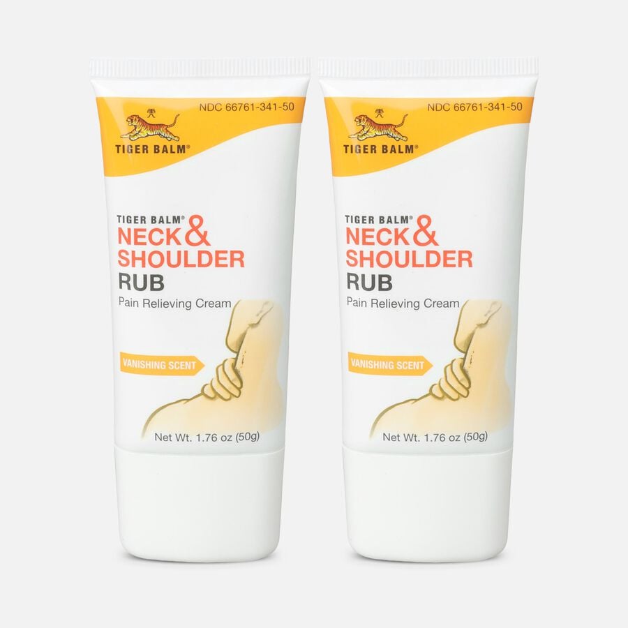 Tiger Balm Neck & Shoulder Rub, 50G, 1.76 oz. (2-Pack), , large image number 0