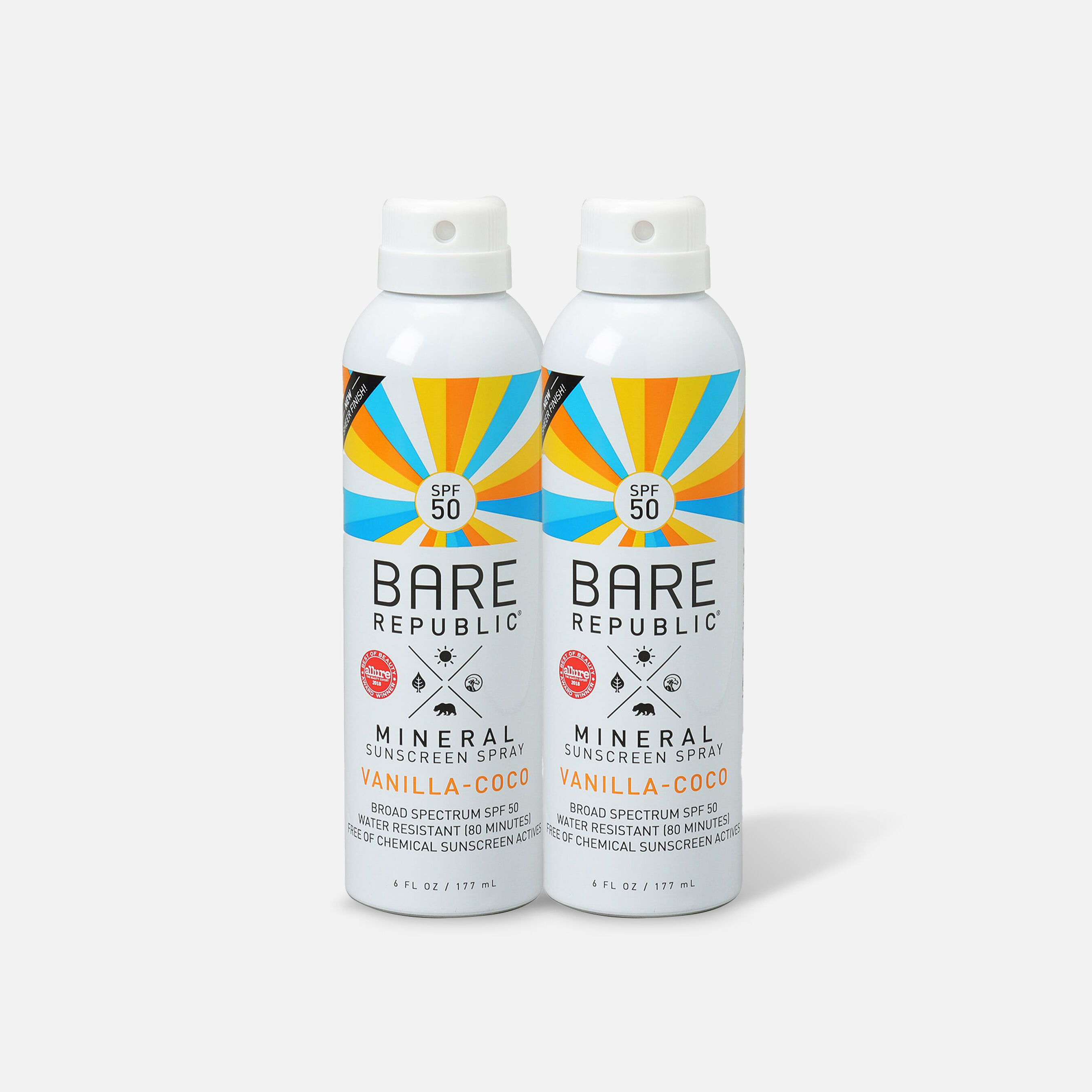HSA Eligible Bare Republic Mineral SPF 50 Sunscreen Spray, Vanilla