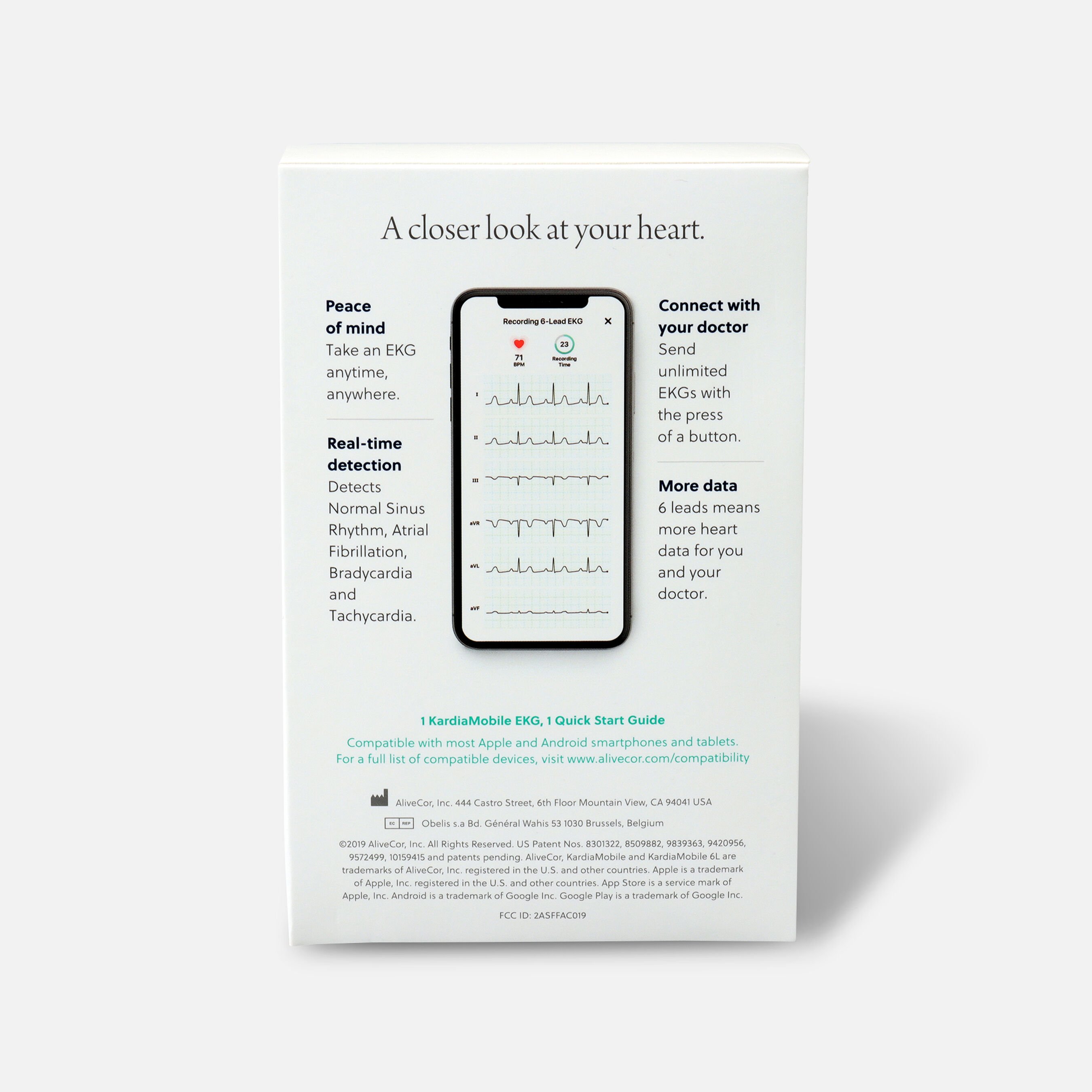 Hsa Eligible Alivecor Kardiamobile Personal Ekg 6l Hsa Eligible 