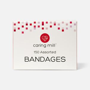 Caring Mill Assorted Bandages 150 ct