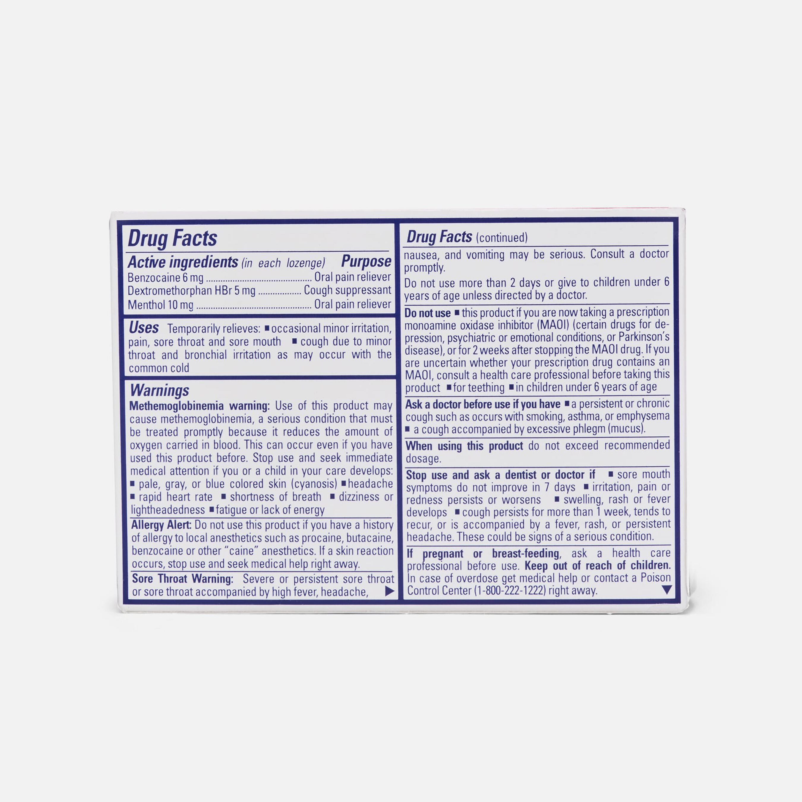 HSA Eligible Chloraseptic Total, Wild Cherry, Sore Throat and Cough