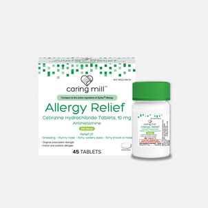Caring Mill All-Day Allergy Cetirizine Hydrochloride Tablets - 45 ct.