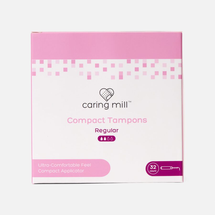 Caring Mill™ Compact Tampons, 32 ct., , large image number 0