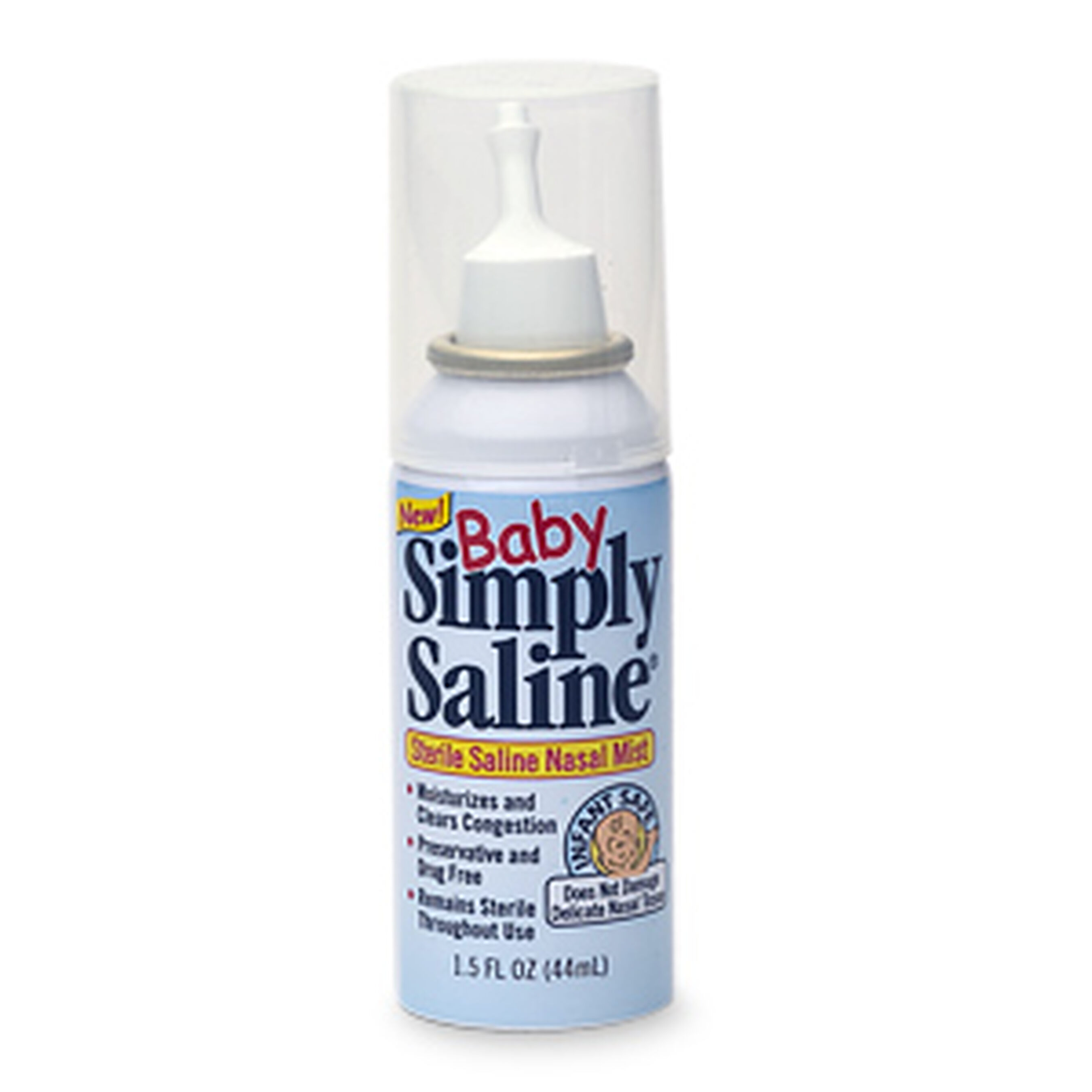 Simply Saline Baby Sterile Saline Nasal Mist, 1.5 fl oz