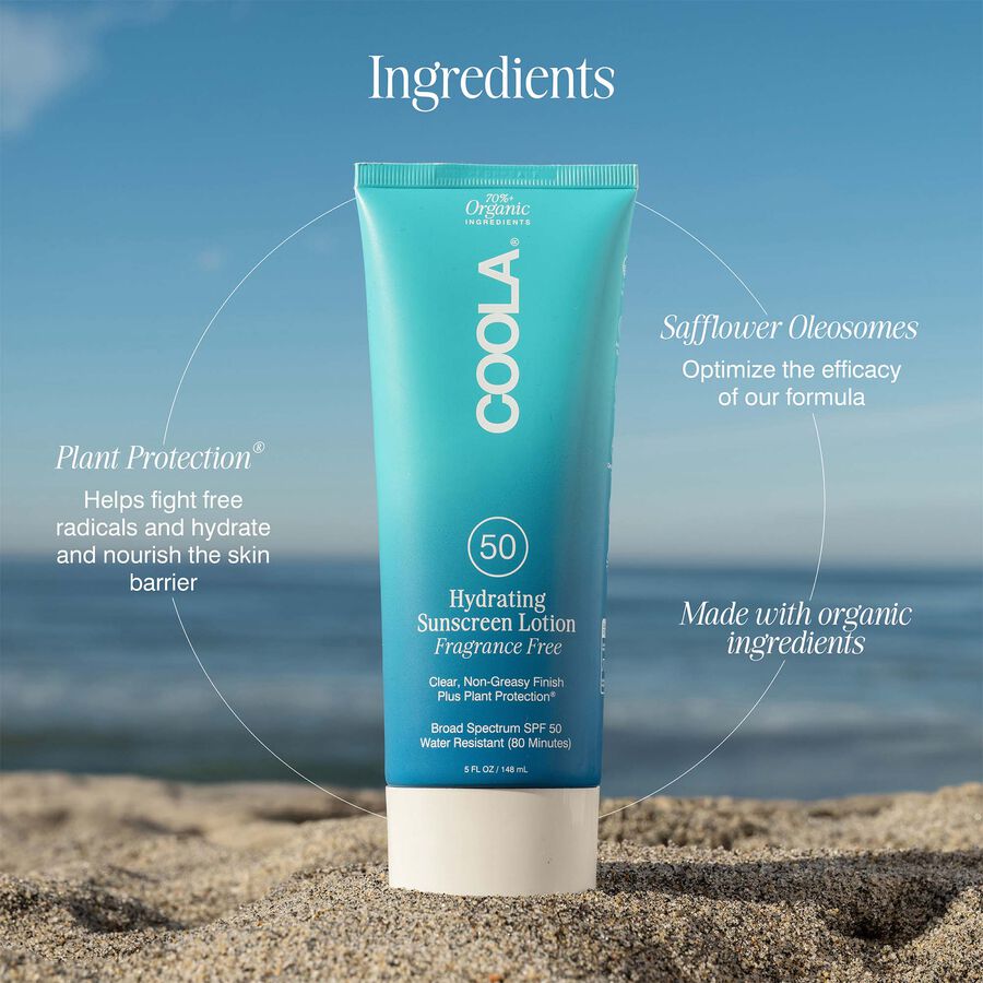 COOLA Classic Body Organic Sunscreen Lotion SPF 50 Fragrance-Free 5 oz., , large image number 1