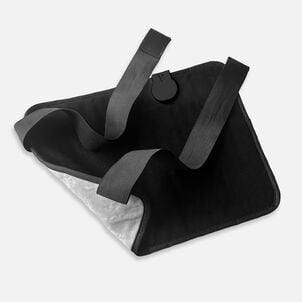 DMI All Body Universal Heating Pad with Elastic Straps, Black/Light Gray, 12" x 16"