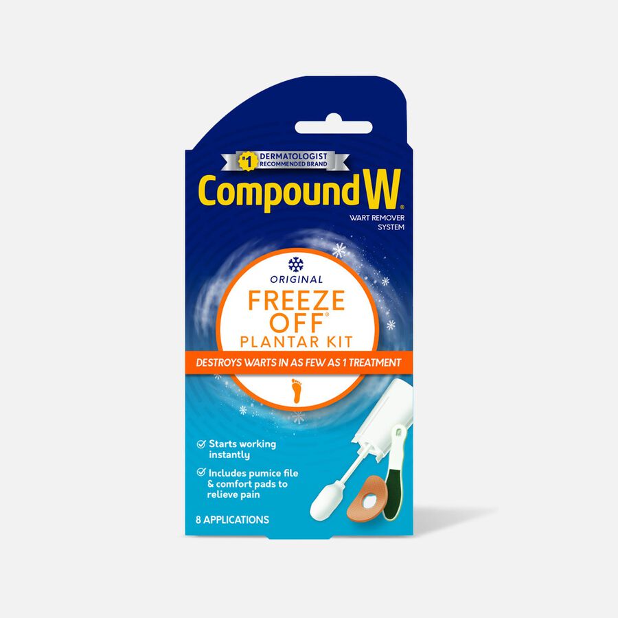 HSA Eligible Compound W Freeze Off Plantar Wart Removal System, 8 ea