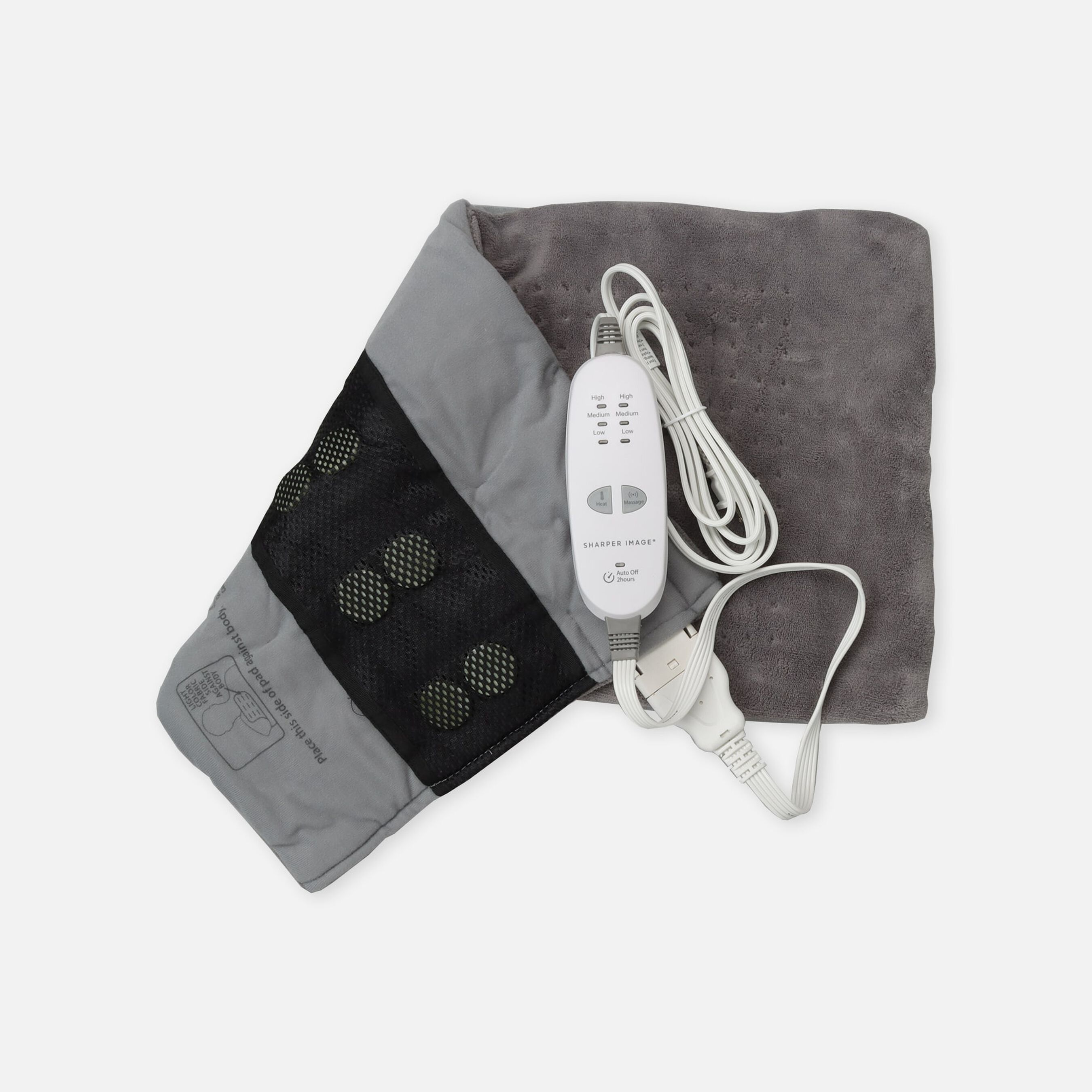 Sharper Image® Calming Heat, Jade Stone Massaging Weighted Heating Pad