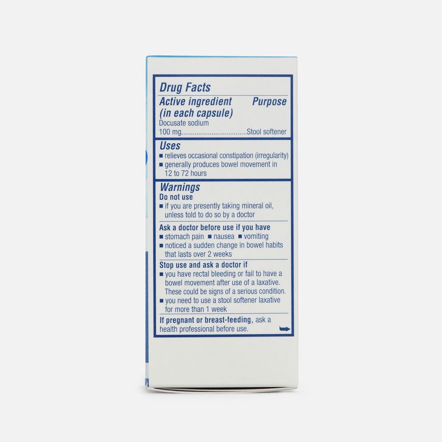 Colace Stool Softener Laxative 100 mg, Capsules, 60 ct., , large image number 1