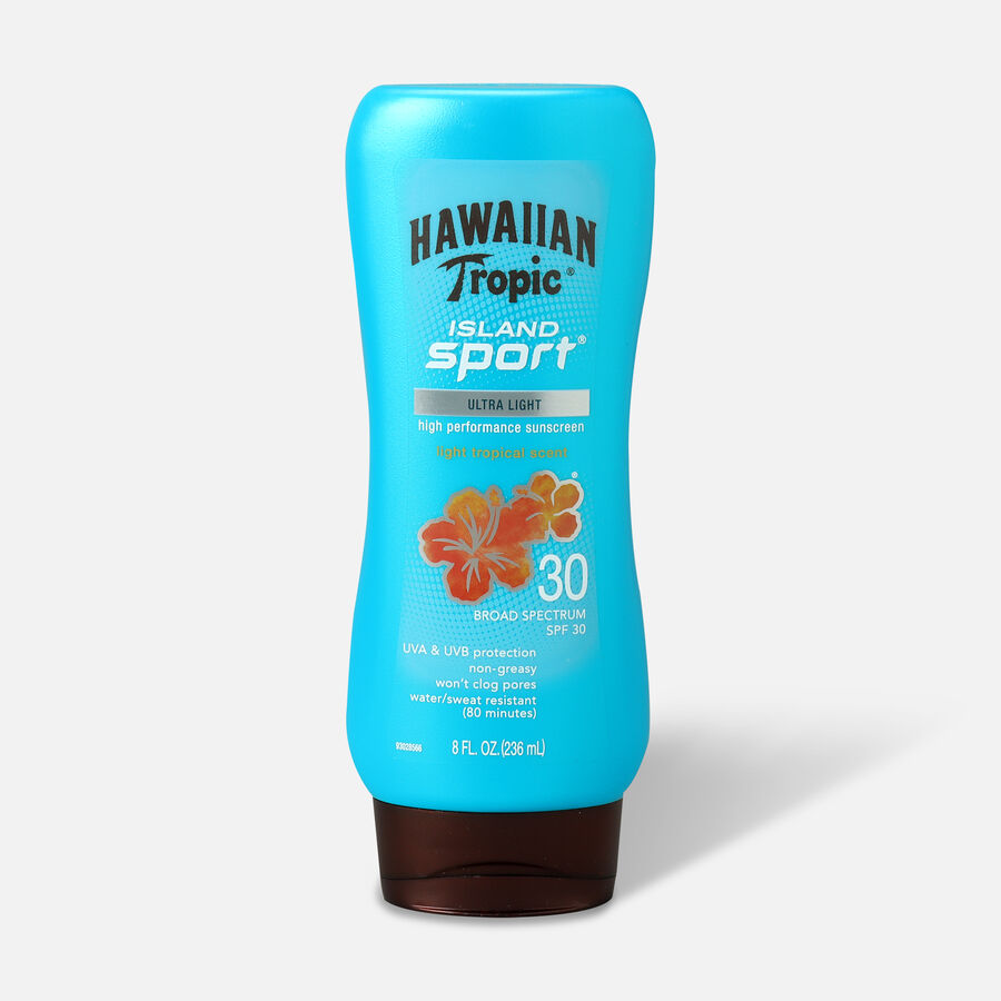 Hawaiian Tropic Island Sport Sunscreen Lotion SPF 30, 8oz.