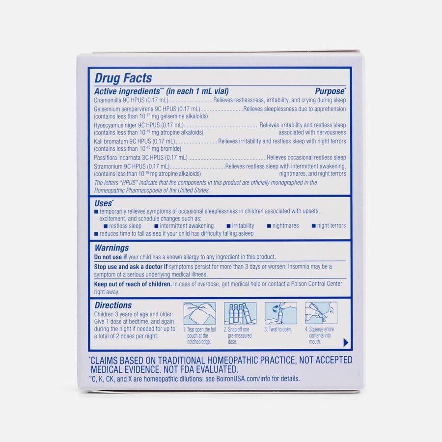 SleepCalm Kids® Liquid Doses Homeopathic Medicine, 15 ct. liquid doses, , large image number 4