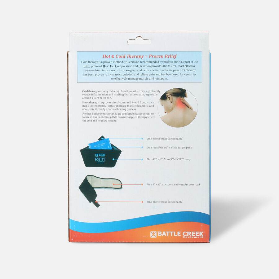 Battle Creek Neck Pain Kit with Moist Heat and Cold Therapy, , large image number 1