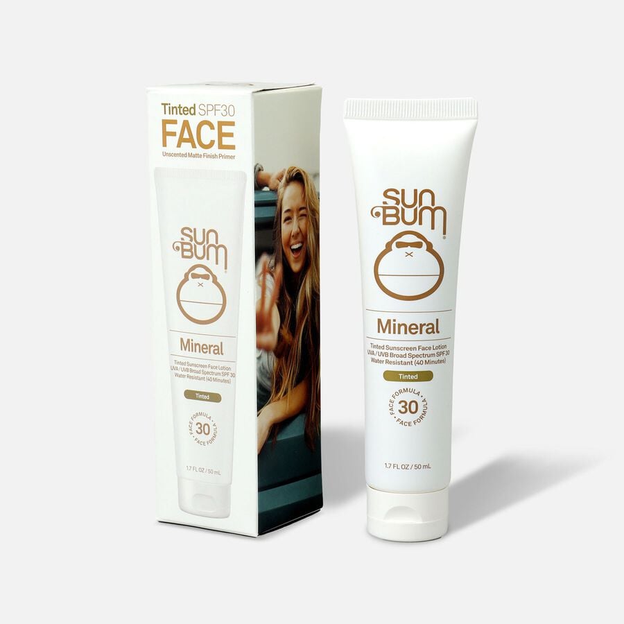 Sun Bum SPF 30 Mineral Sunscreen Tinted Face Lotion, 1.7 oz., , large image number 0