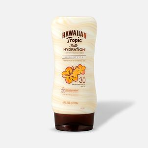 Hawaiian Tropic Silk Hydration Weightless Lotion Sunscreen SPF 30, 6 oz.
