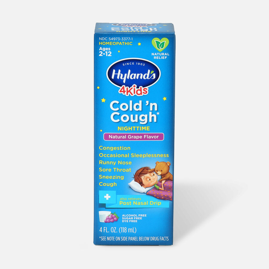 Hyland's 4 Kids Cold 'n Cough 4 Kids Cold ‘n Cough Nighttime, 4 oz., , large image number 0