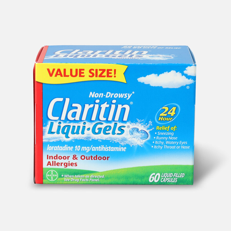 Claritin Allergy LiquiGels, 60 Count