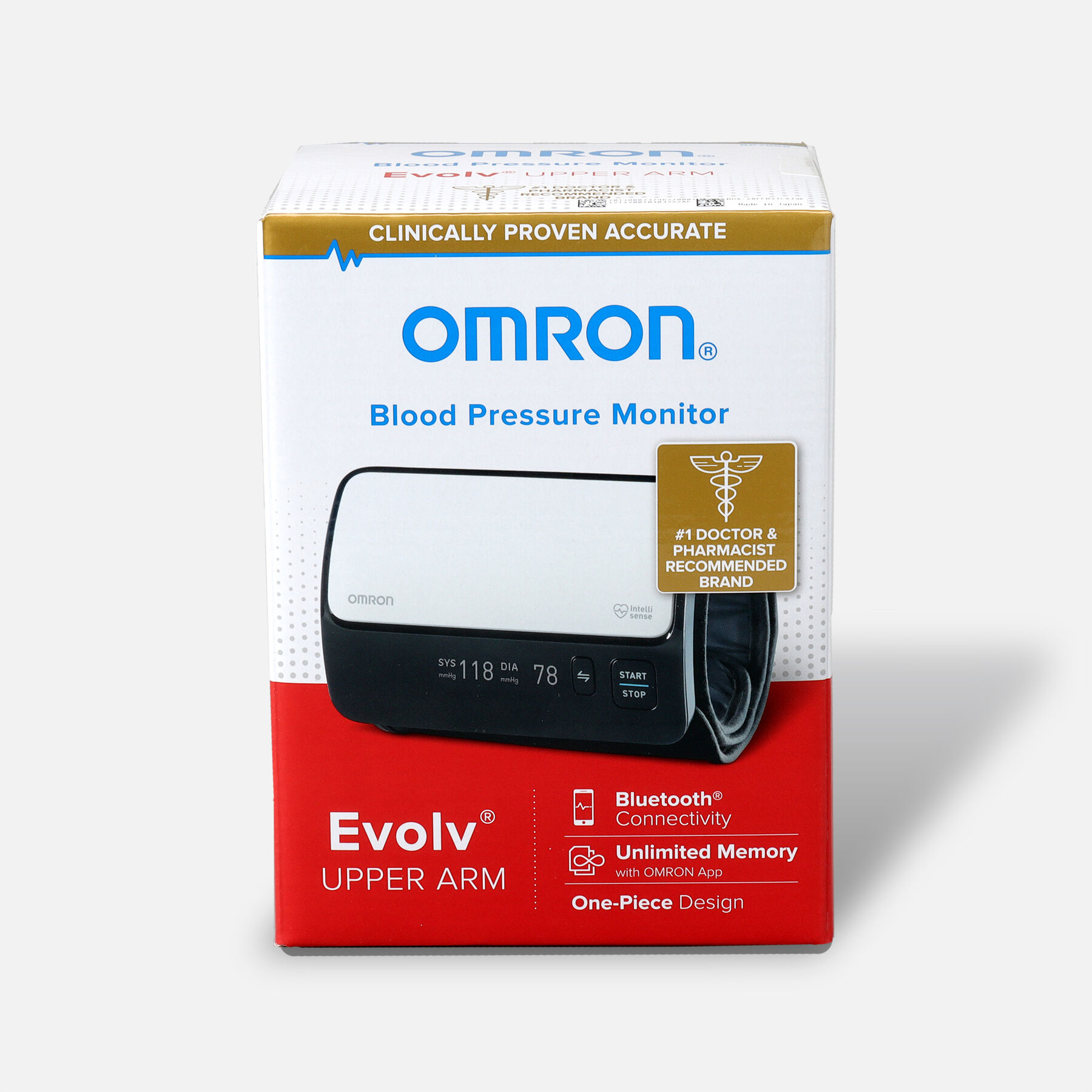 Omron Evolv Wireless Upper Arm Blood Pressure Monitor- BP7000