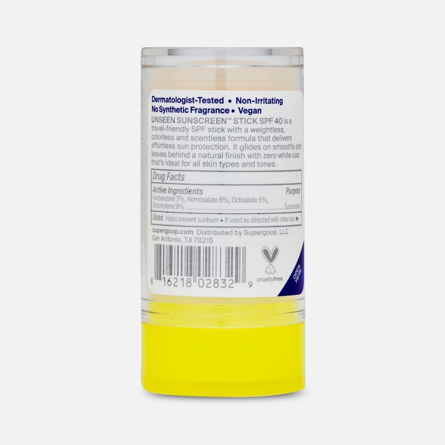 Supergoop! Unseen Sunscreen Stick, SPF 40, 0.70 oz., , large image number 1