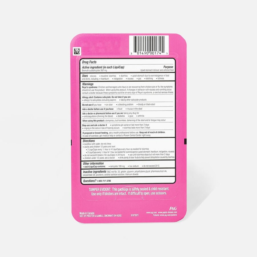 Pepto Bismol LiquiCaps, 24 ct., , large image number 1