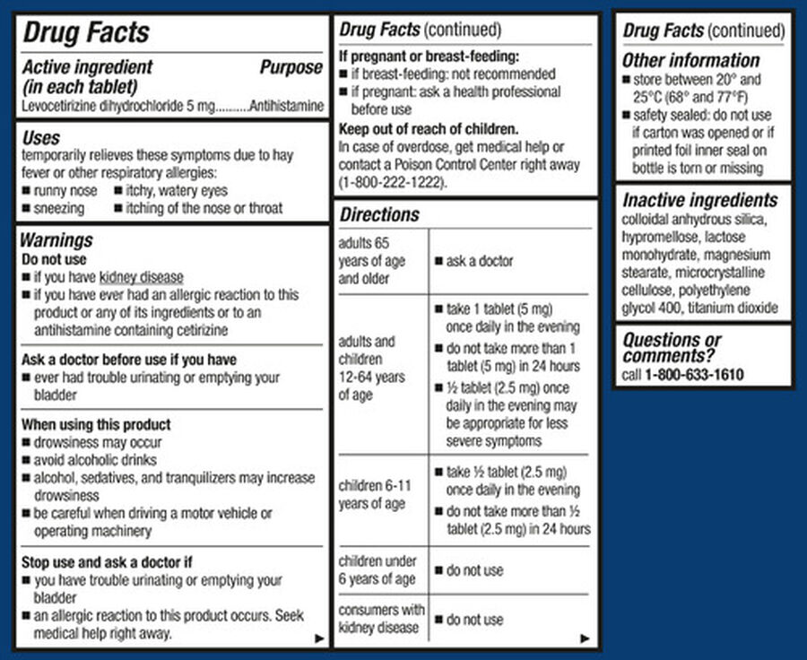 Xyzal Allergy 24 HR Tablets, 35 ct