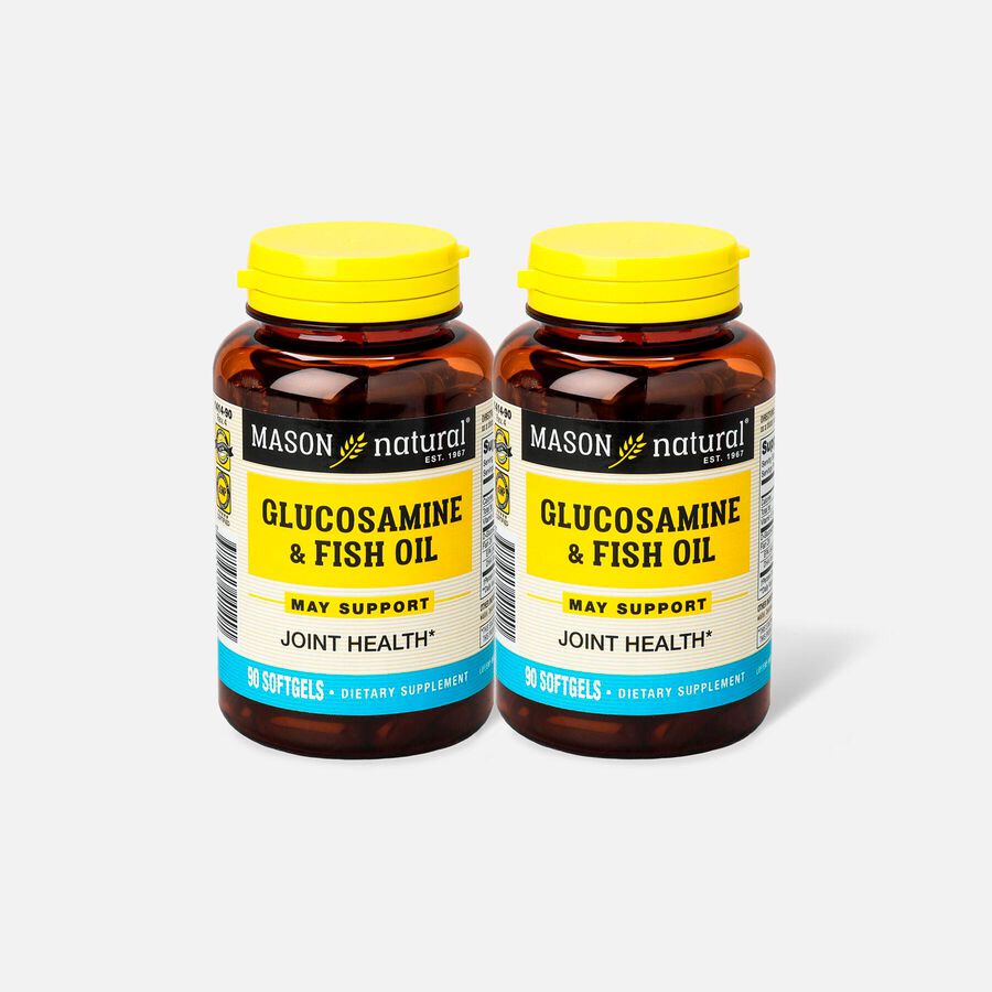 Mason Vitamins Natural Glucosamine & Fish Oil, 90 softgels (2-Pack), , large image number 0
