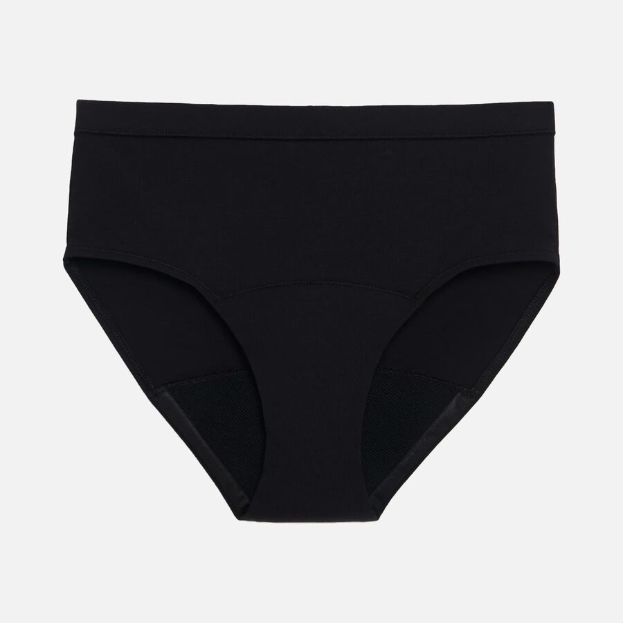 Thinx Teens All Day Brief, Black, , large image number 0