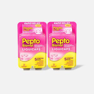 Pepto Bismol LiquiCaps, 24 ct. (2-Pack)