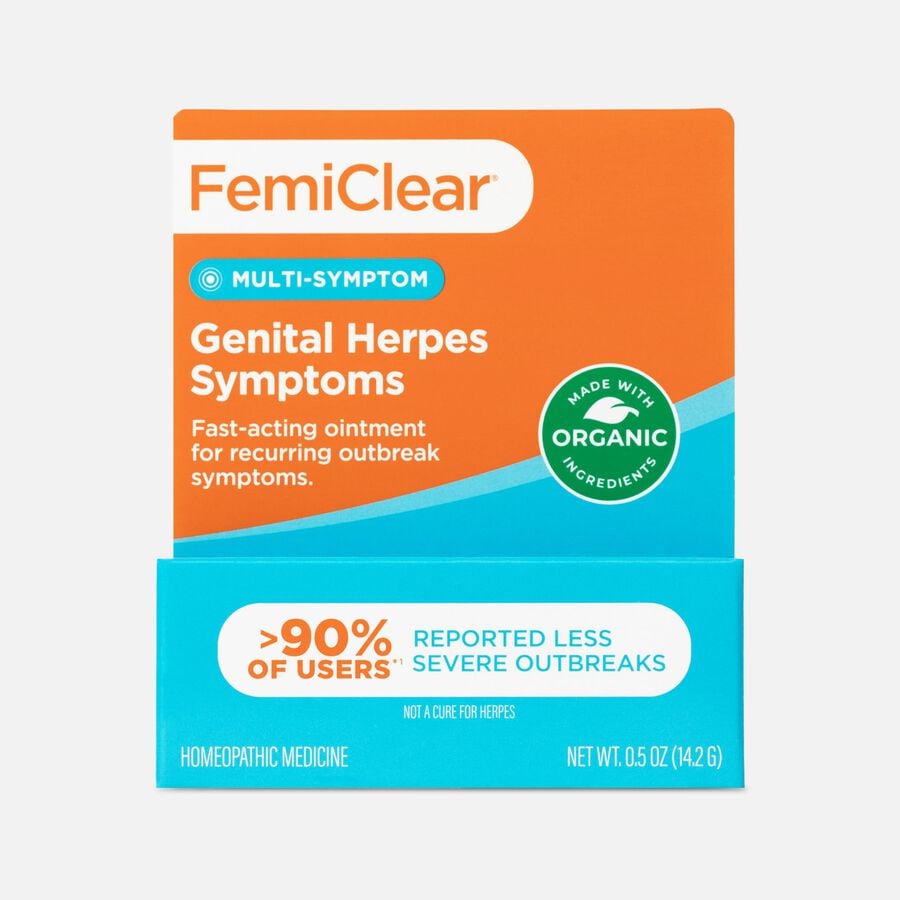 FemiClear Genital Herpes Ointment, Multi-Symptom, .5 oz., , large image number 0